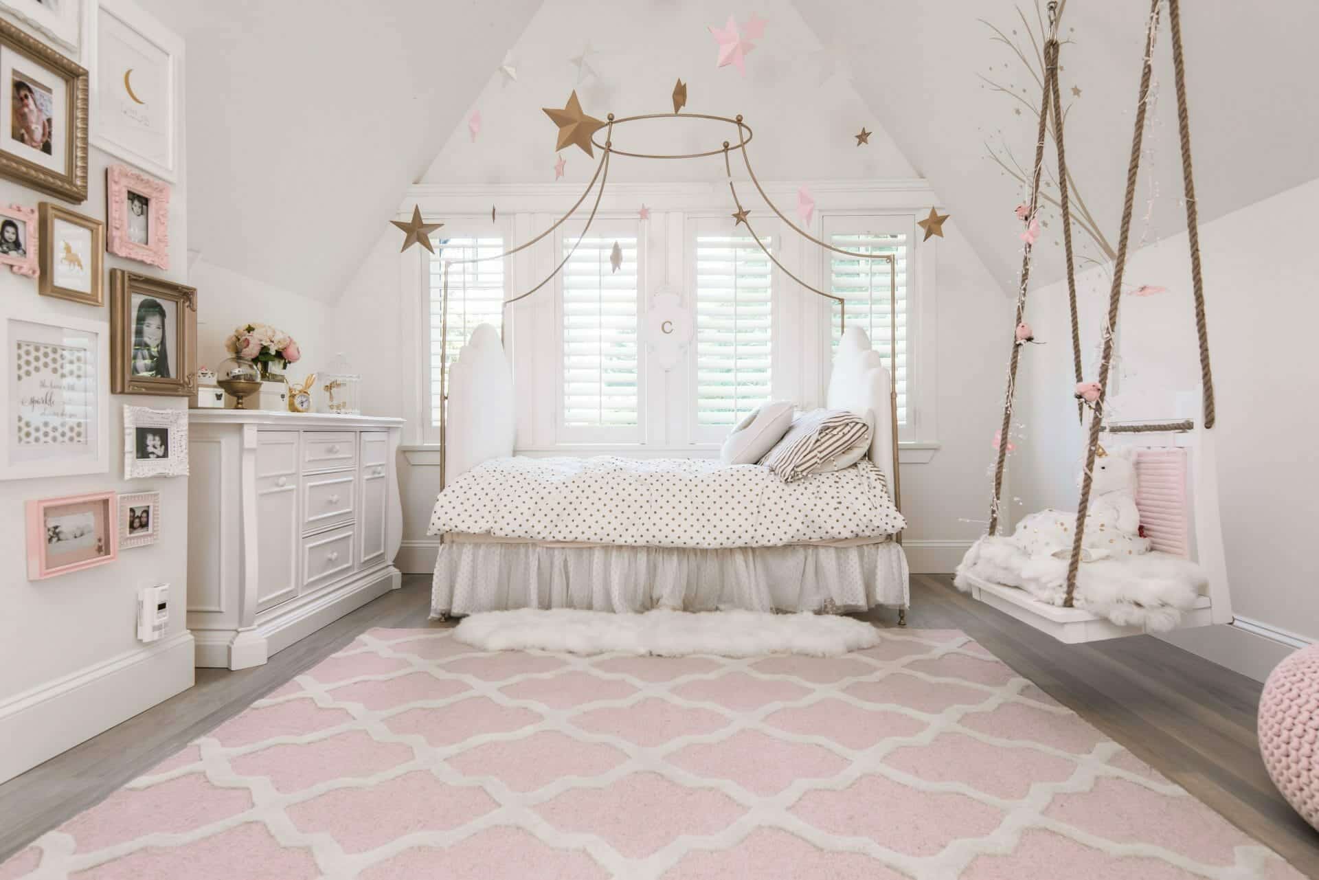 bedroom design pink
