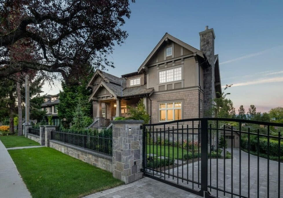 completed custom home build in Vancouver