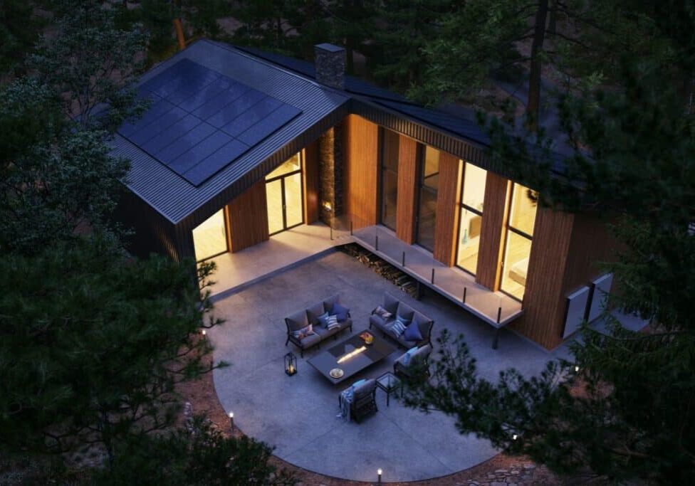solar ready roof design for BC custom home
